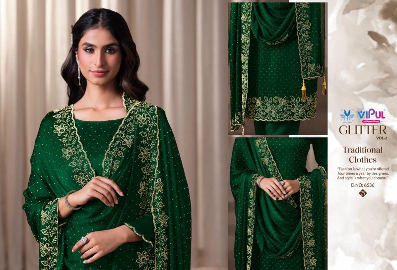Vipul Glitter Vol 2 catalog wholesale printed salwar kameez
