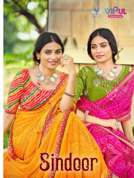 Vipul Sindoor catalog sarees wholesale in surat quikr