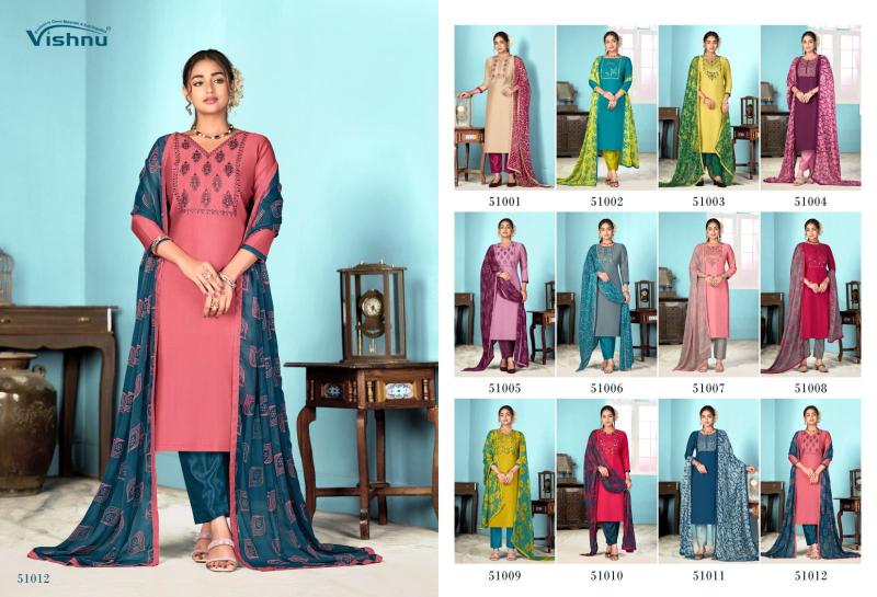 Vishnu Dermy Cool Vol 24 catalog wholesale dress material market in chennai