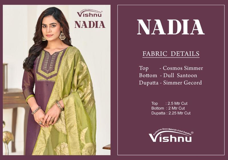 Vishnu Nadia catalog wholesale dress material market in pune
