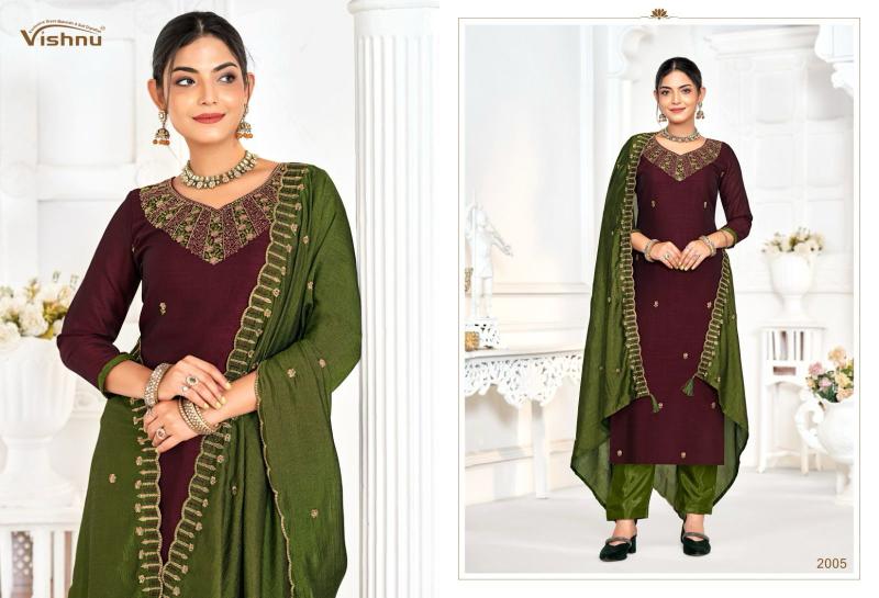 Vishnu Shivani catalog wholesale dealers of salwar kameez in surat
