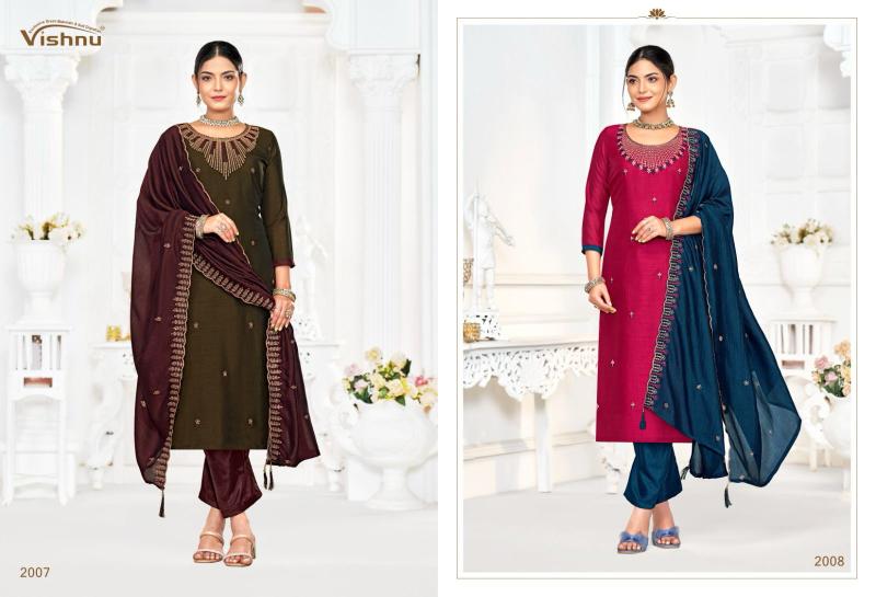 Vishnu Shivani catalog wholesale dealers of salwar kameez in surat