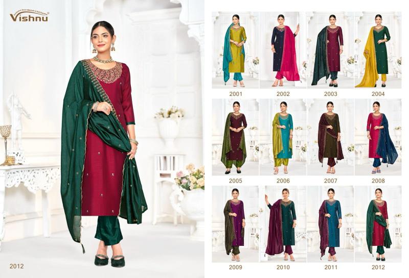 Vishnu Shivani catalog wholesale dealers of salwar kameez in surat