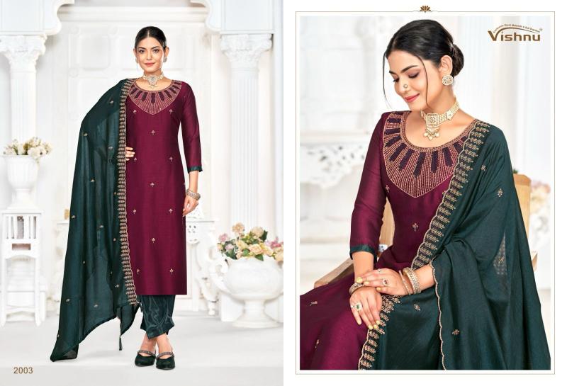 Vishnu Shivani catalog wholesale dealers of salwar kameez in surat
