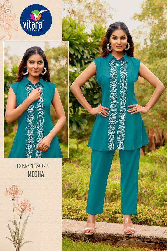 Vitara Megha catalog co ord set for women wholesale