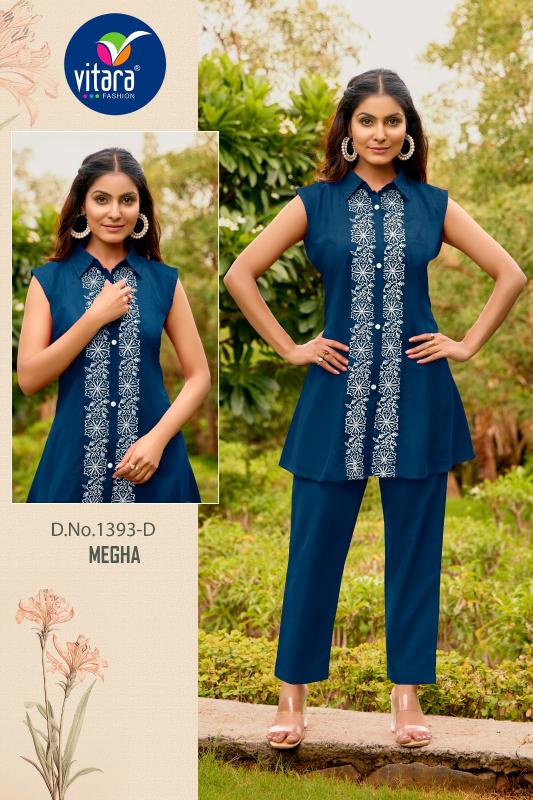 Vitara Megha catalog co ord set for women wholesale