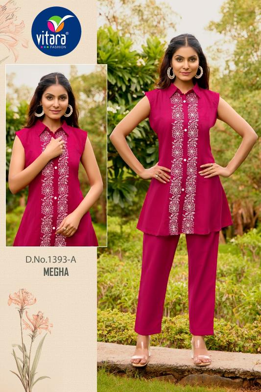 Vitara Megha catalog co ord set for women wholesale