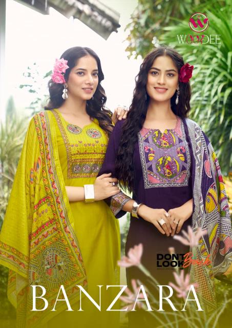 Woodee Banzara catalog surat stail kurti