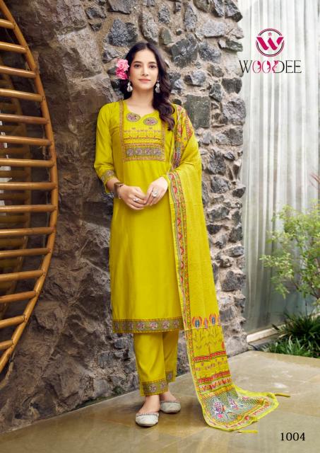 Woodee Banzara catalog surat stail kurti