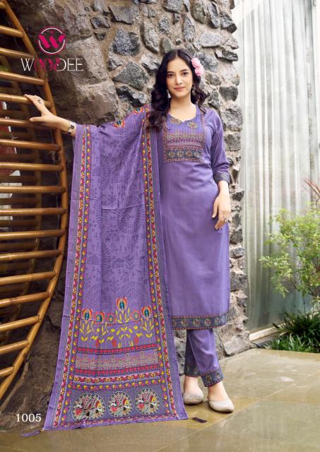 Woodee Banzara catalog surat stail kurti