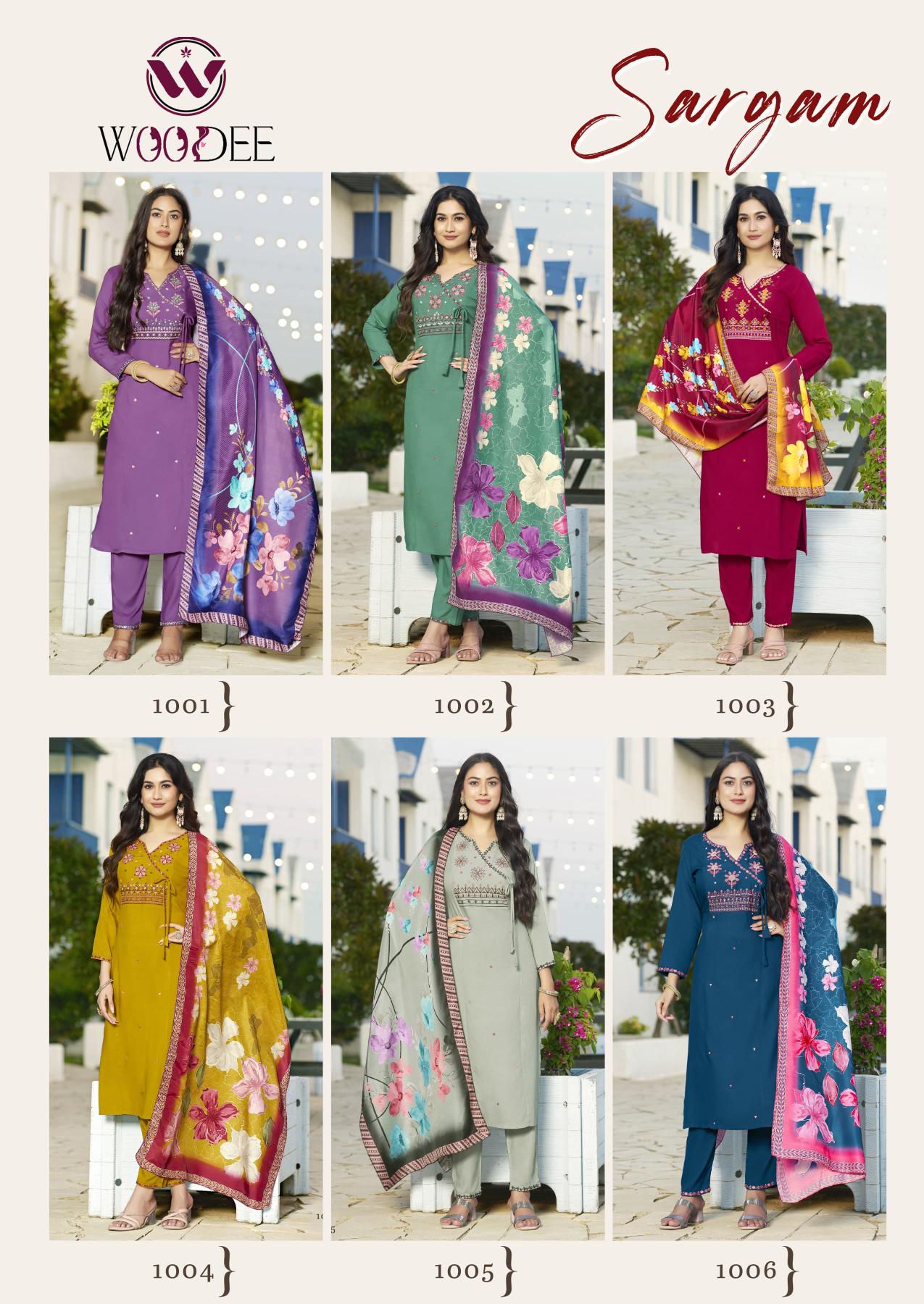 Woodee Sargam catalog buy stylish kurtis online india