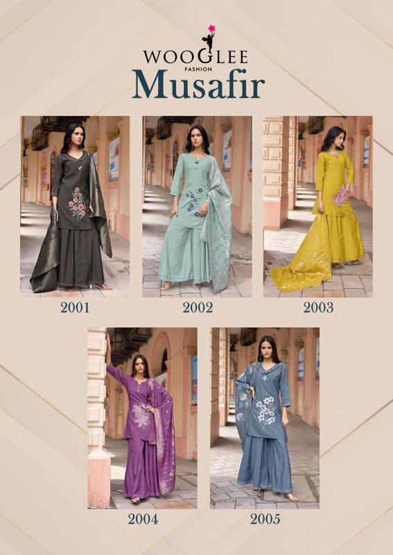 Wooglee Musafir catalog wholesale kurtis in surat sushira