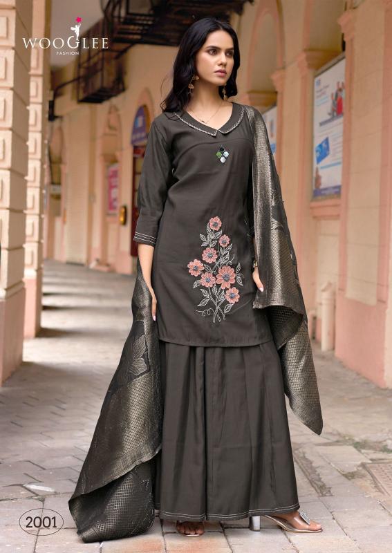Wooglee Musafir catalog wholesale kurtis in surat sushira