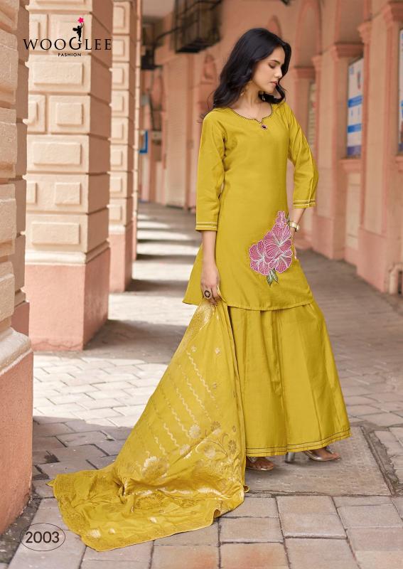 Wooglee Musafir catalog wholesale kurtis in surat sushira