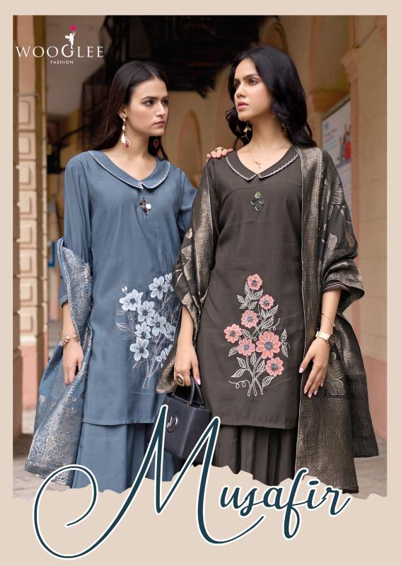 Wooglee Musafir catalog wholesale kurtis in surat sushira