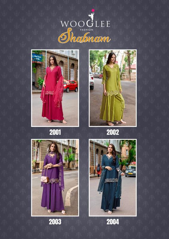 Wooglee Shabnam catalog pakistani kurtis wholesale in surat