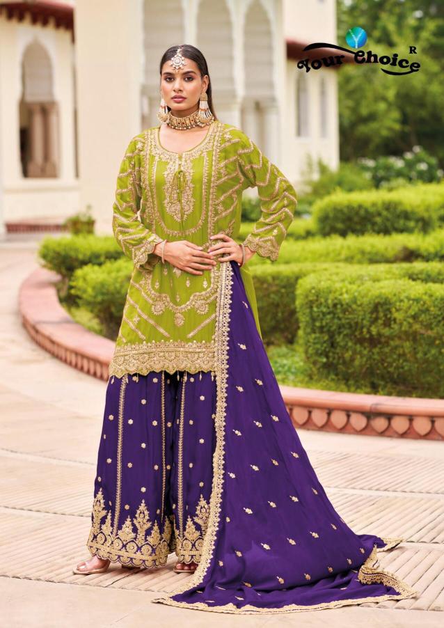 Your choice Karwa catalog designer salwar kameez wholesale in surat