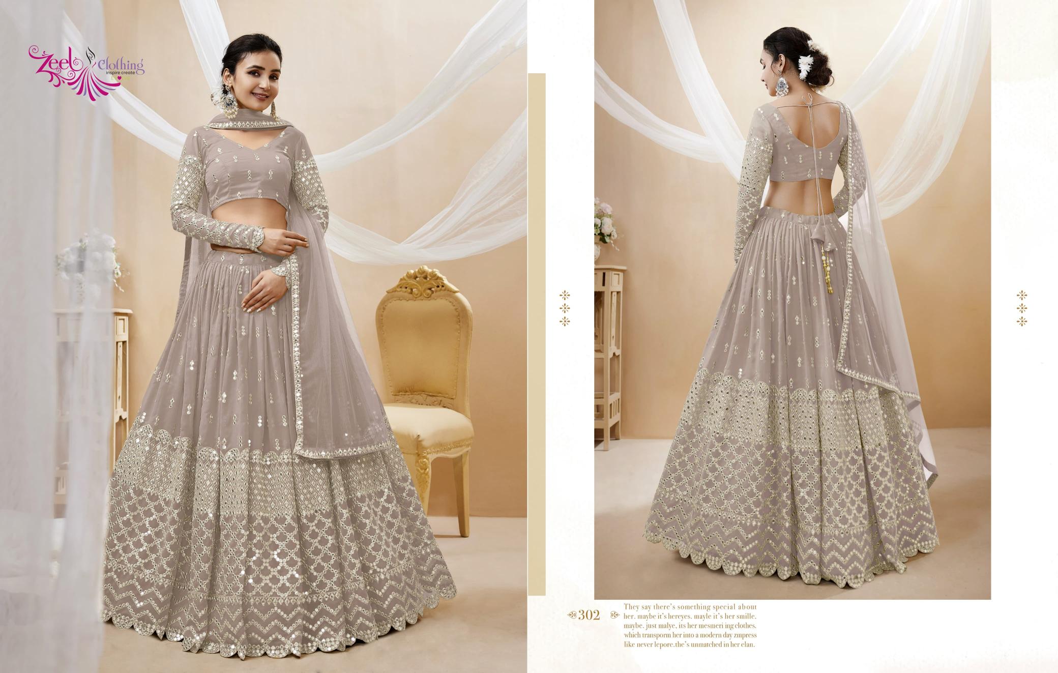 Zeel Clothing Expression vol 1 catalog most expensive lehenga in india
