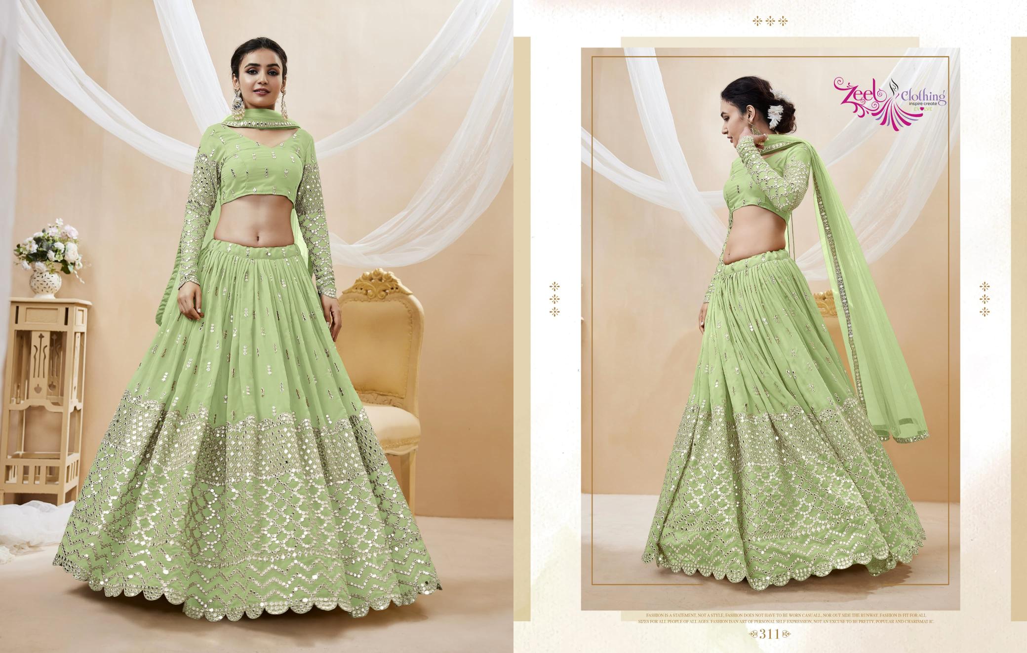 Zeel Clothing Expression vol 1 catalog most expensive lehenga in india