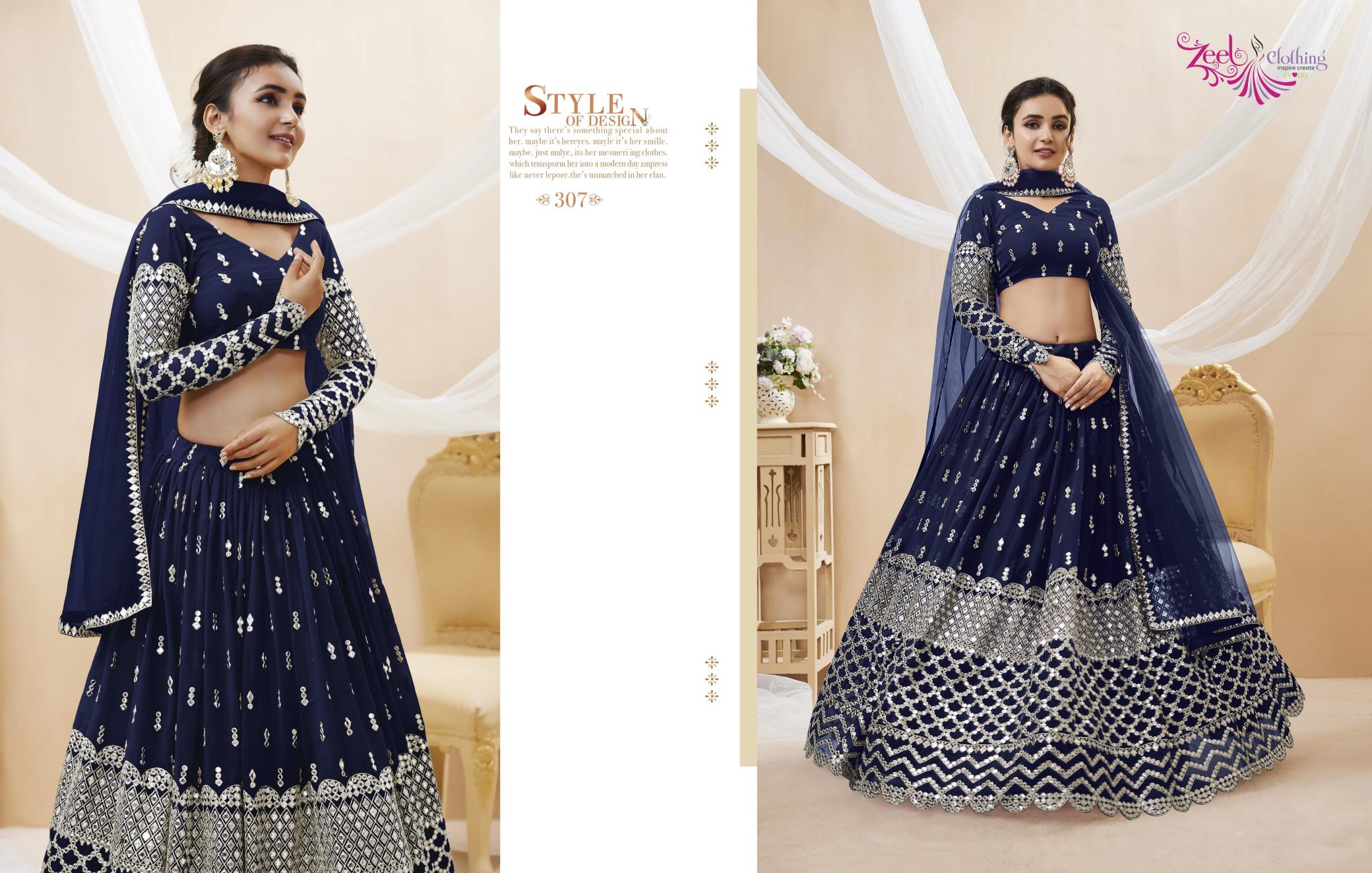 Zeel Clothing Expression vol 1 catalog most expensive lehenga in india