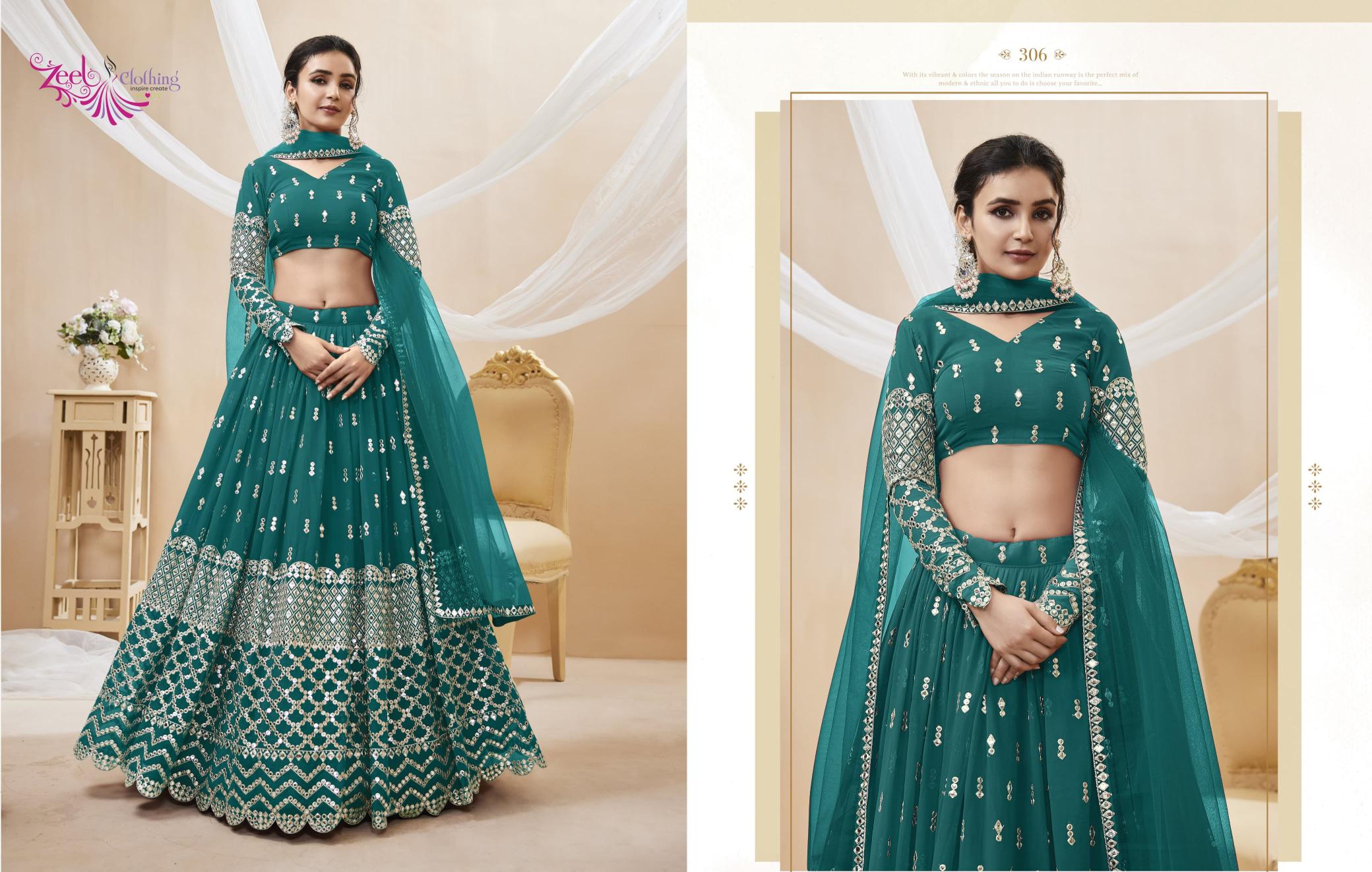 Zeel Clothing Expression vol 1 catalog most expensive lehenga in india
