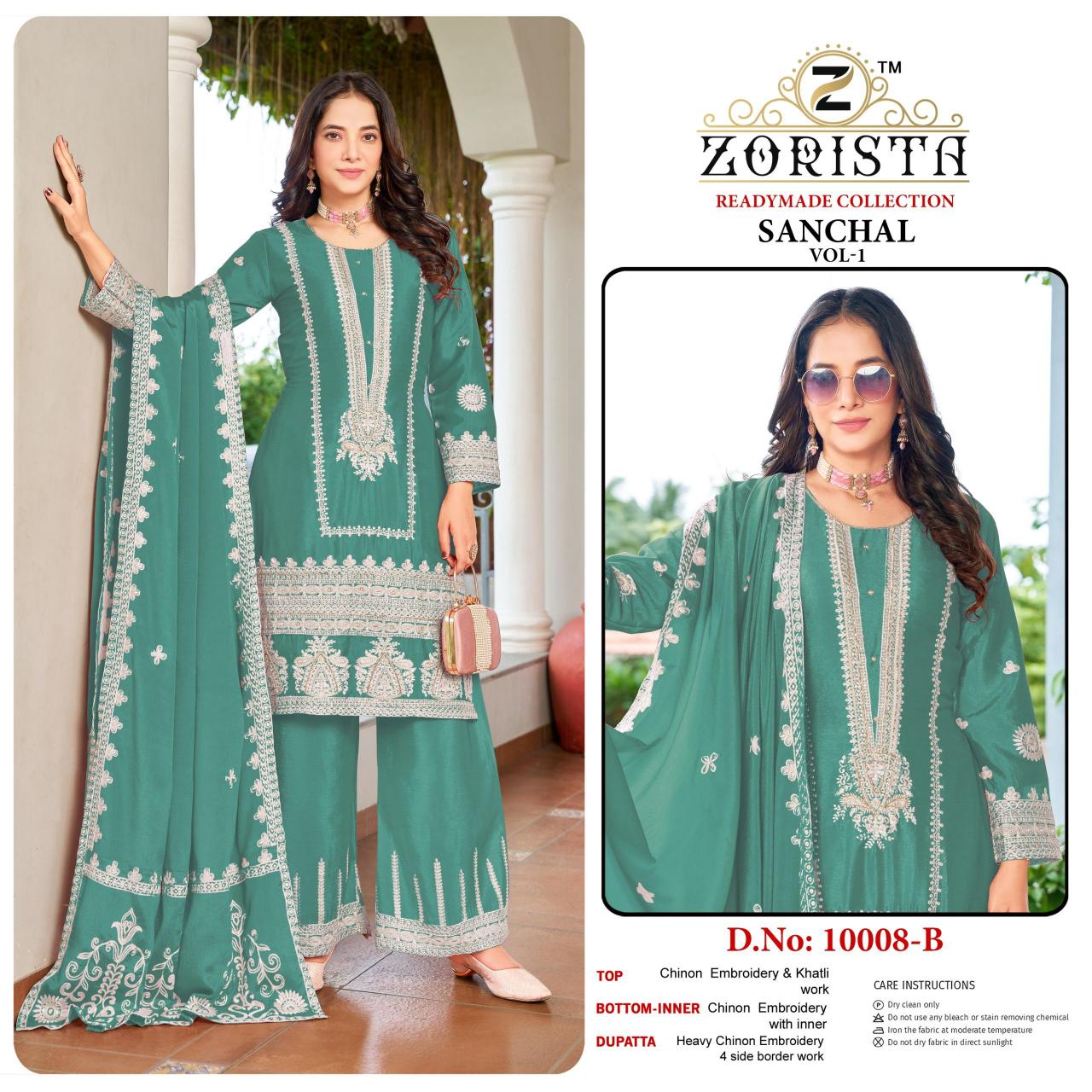 Zorista Sanchal Vol 1 catalog pakistani ladies suits wholesale in delhi