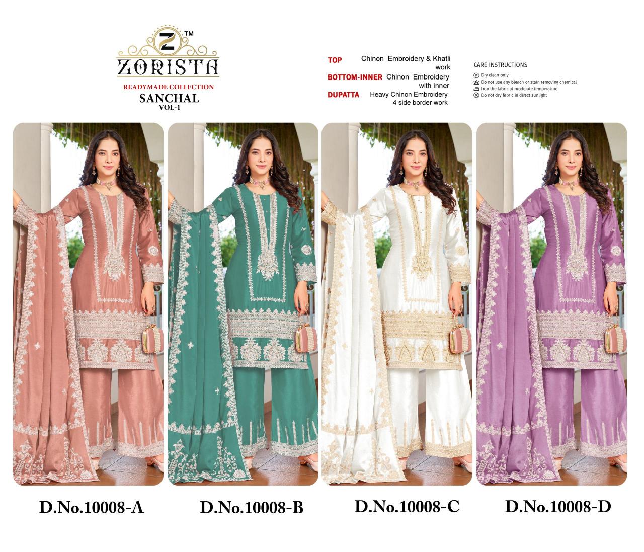 Zorista Sanchal Vol 1 catalog pakistani ladies suits wholesale in delhi