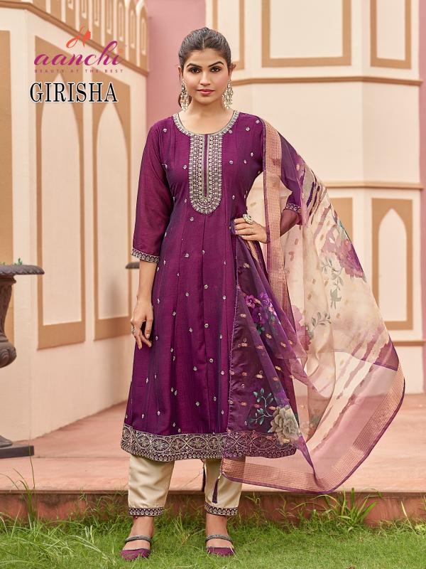 Aanchi Girisha catalog wholesale kurtis buy online
