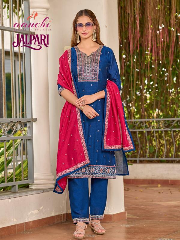 Aanchi Jalpari catalog wholesale kurtis by surati fabric