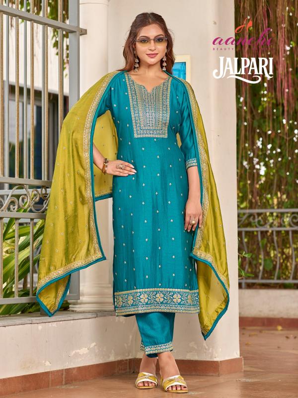 Aanchi Jalpari catalog wholesale kurtis by surati fabric