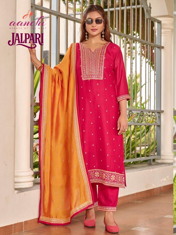 Aanchi Jalpari catalog wholesale kurtis by surati fabric