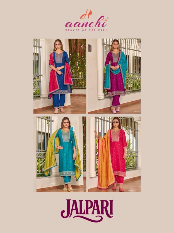 Aanchi Jalpari catalog wholesale kurtis by surati fabric