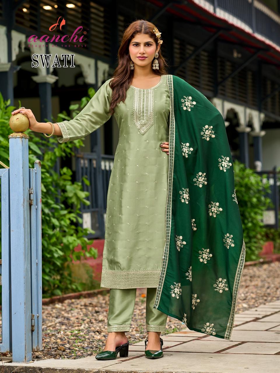 Aanchi Swati catalog wholesale kurtis in chennai