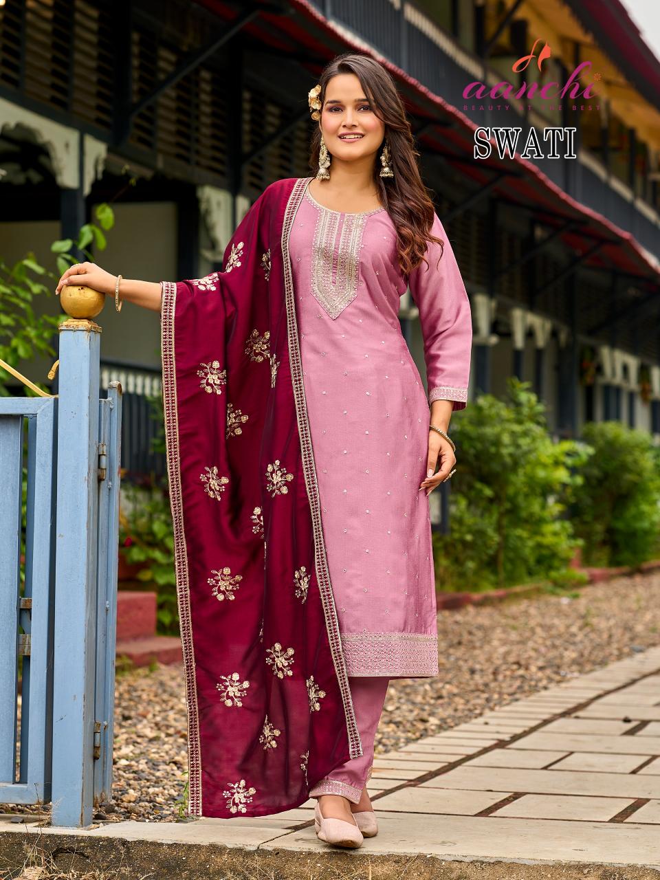 Aanchi Swati catalog wholesale kurtis in chennai
