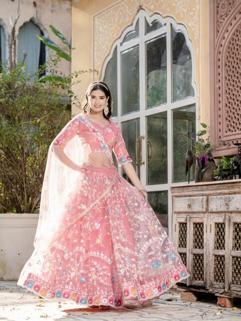 Aawiya 04 Pink catalog buy ghagra lehenga online india