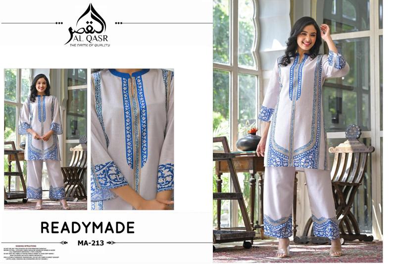 AL Qasr 213 catalog pakistani style coord set