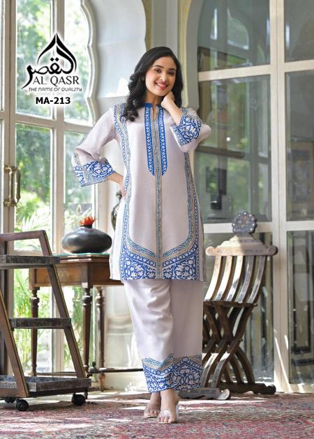 AL Qasr 213 catalog pakistani style coord set