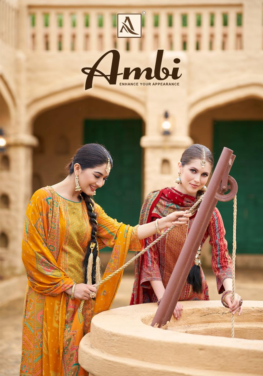 Alok Ambi catalog wholesale dress materials dealers