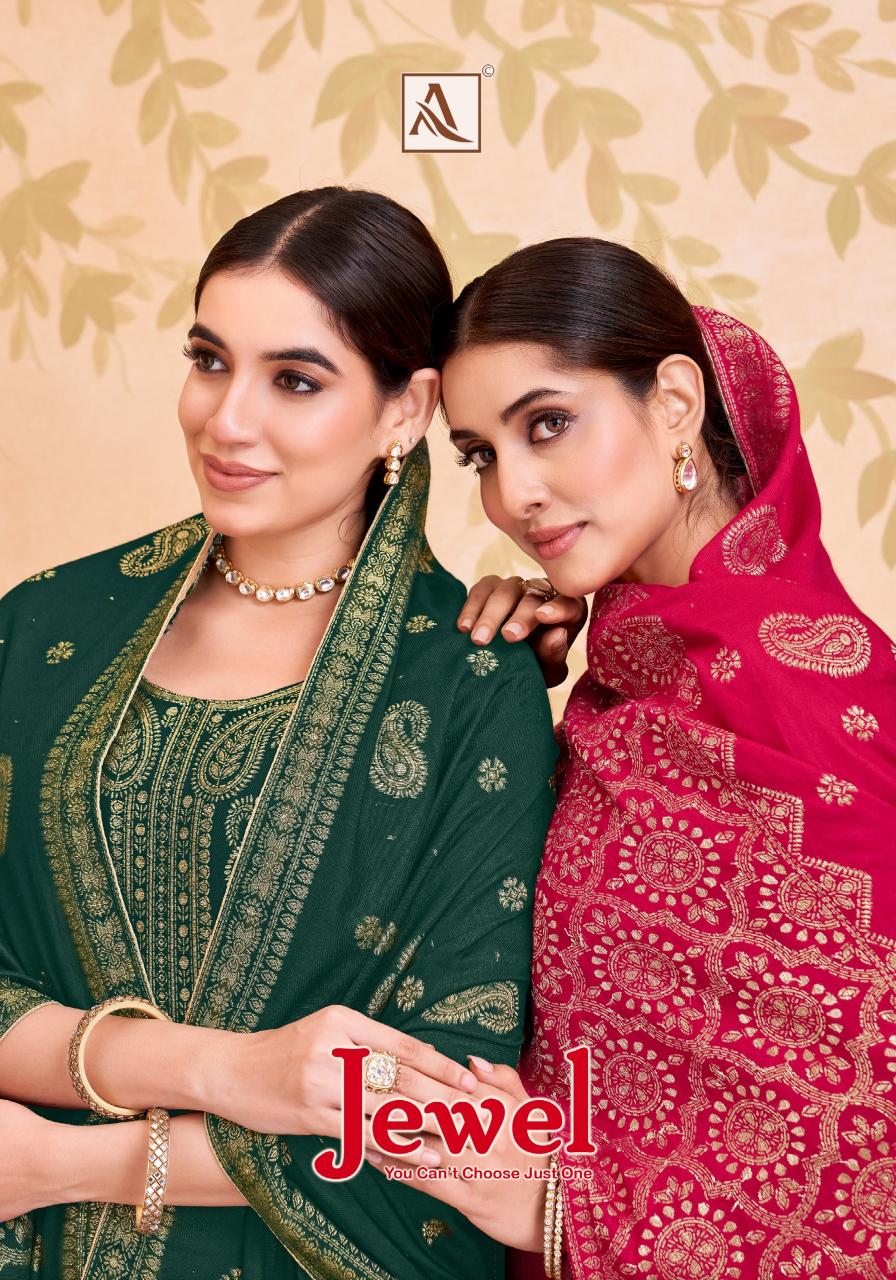Alok Jewel catalog wholesale dress materials area in ahmedabad
