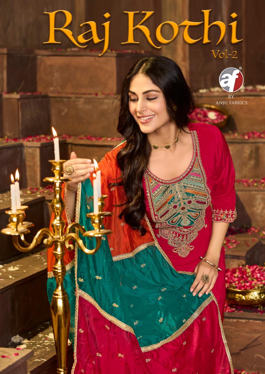 Anju Fabrics Raj Kothi vol 2 catalog wholesale kurtis in chandni chowk