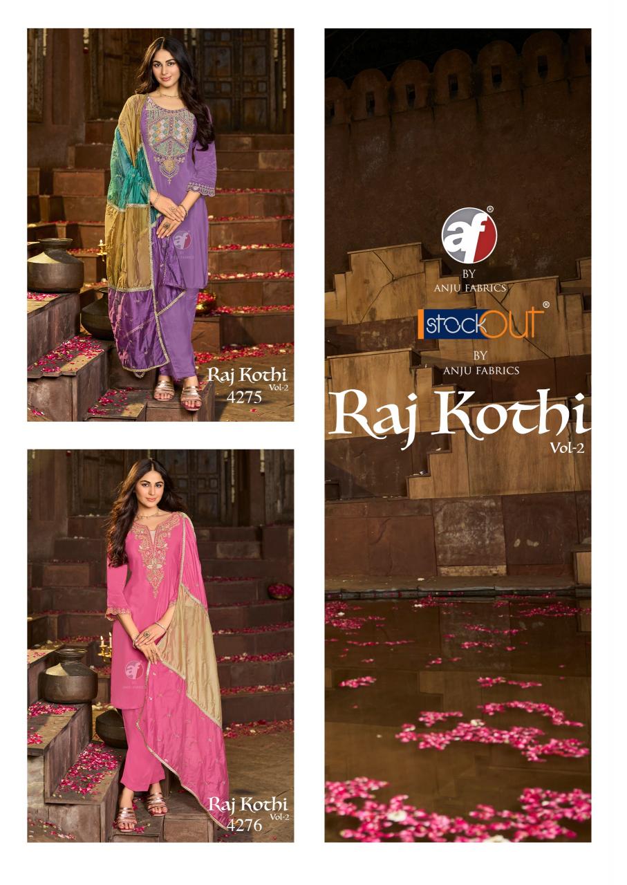 Anju Fabrics Raj Kothi vol 2 catalog wholesale kurtis in chandni chowk