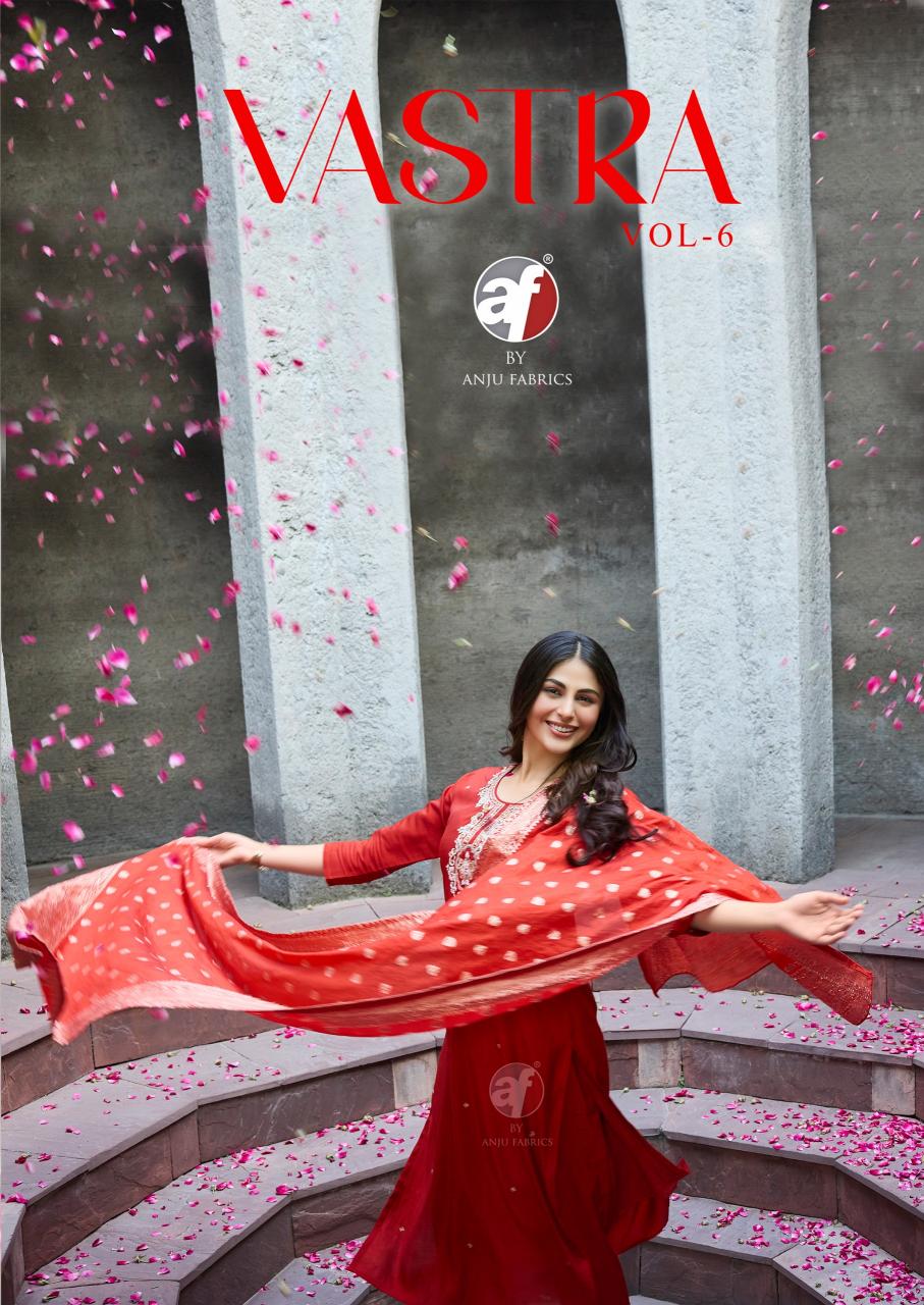 Anju Fabrics Vastra Vol 6 catalog wholesale kurtis design catalog