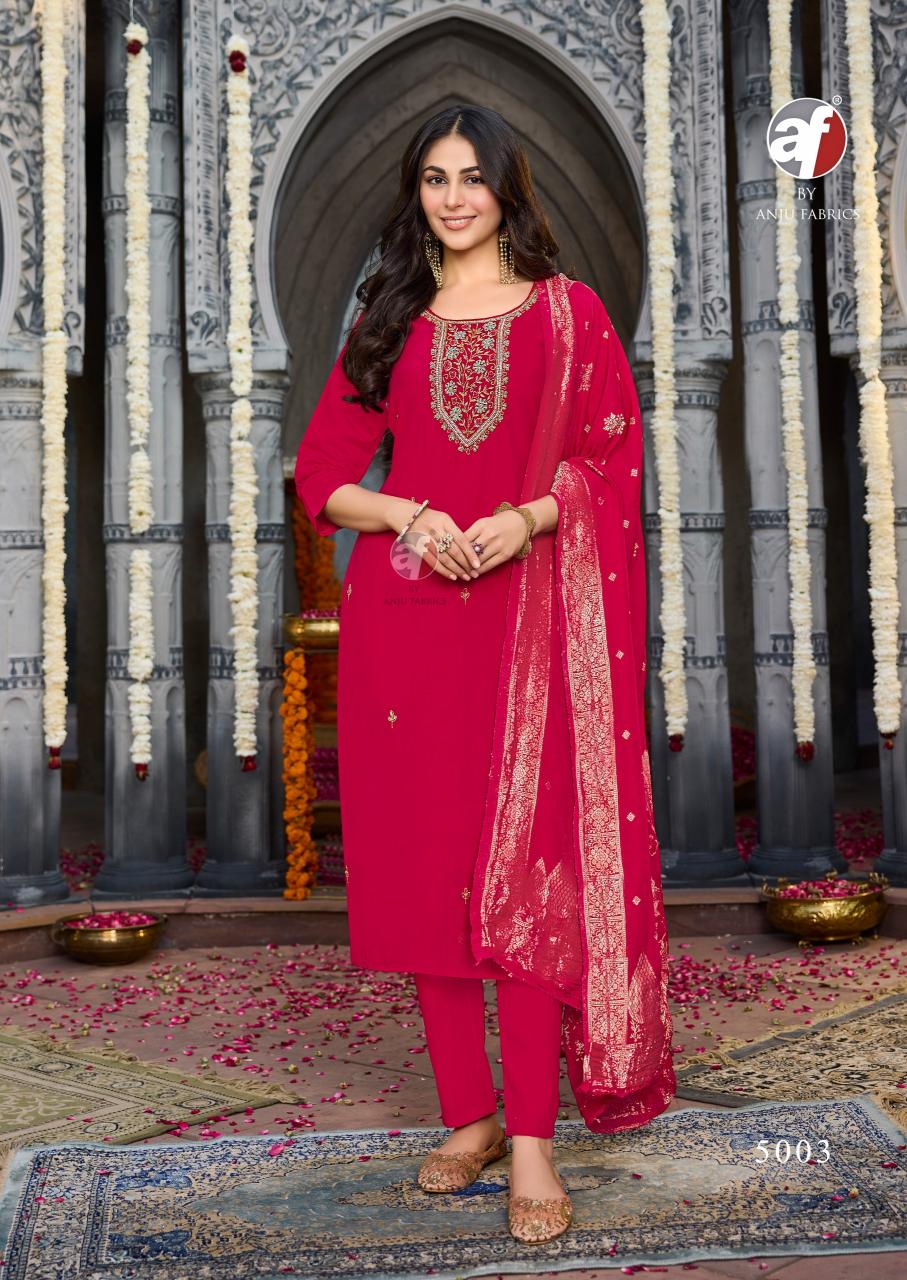 Anju Fabrics Vastra Vol 6 catalog wholesale kurtis design catalog