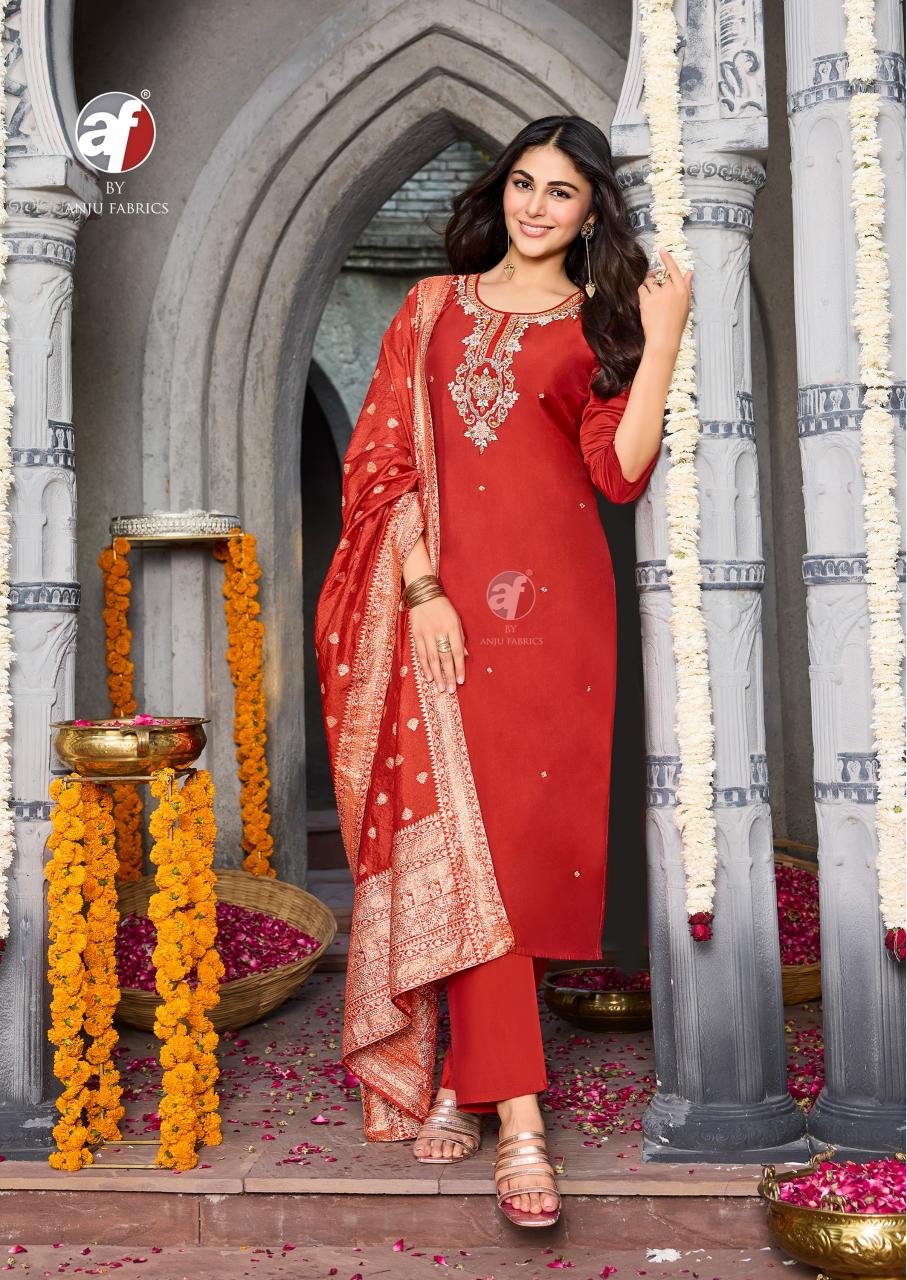 Anju Fabrics Vastra Vol 6 catalog wholesale kurtis design catalog