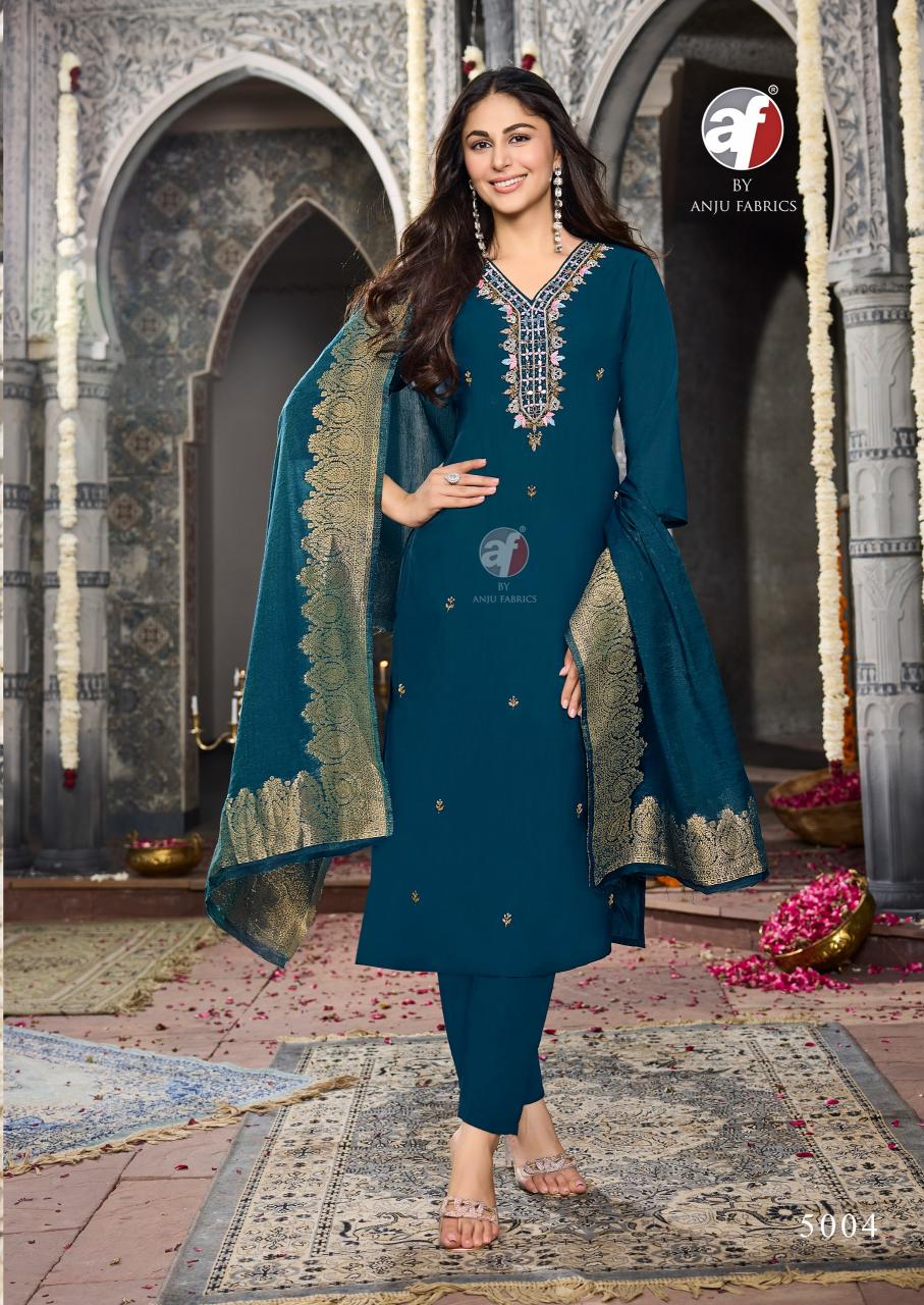 Anju Fabrics Vastra Vol 6 catalog wholesale kurtis design catalog