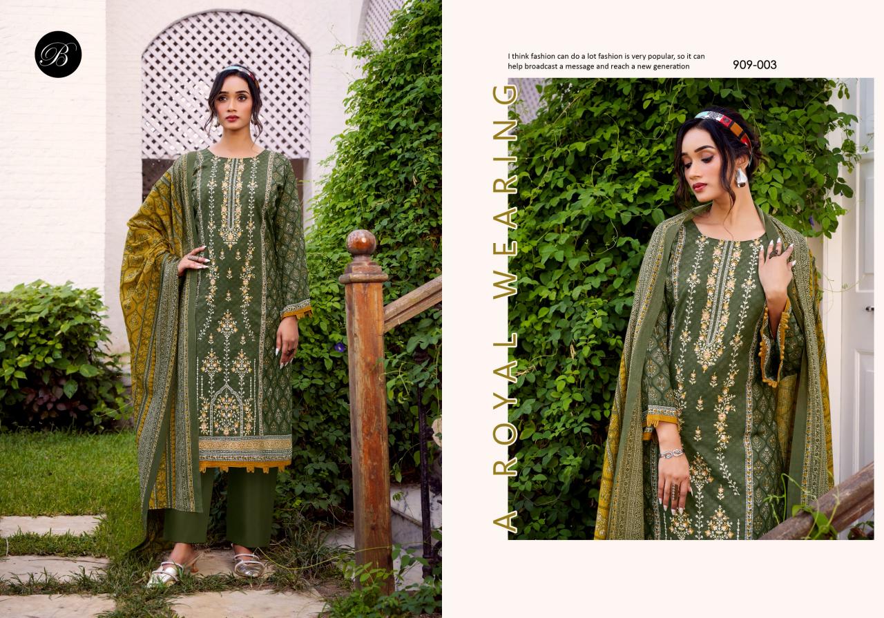 Belliza Bin Saeed Vol 9 catalog wholesale dress materials dealers
