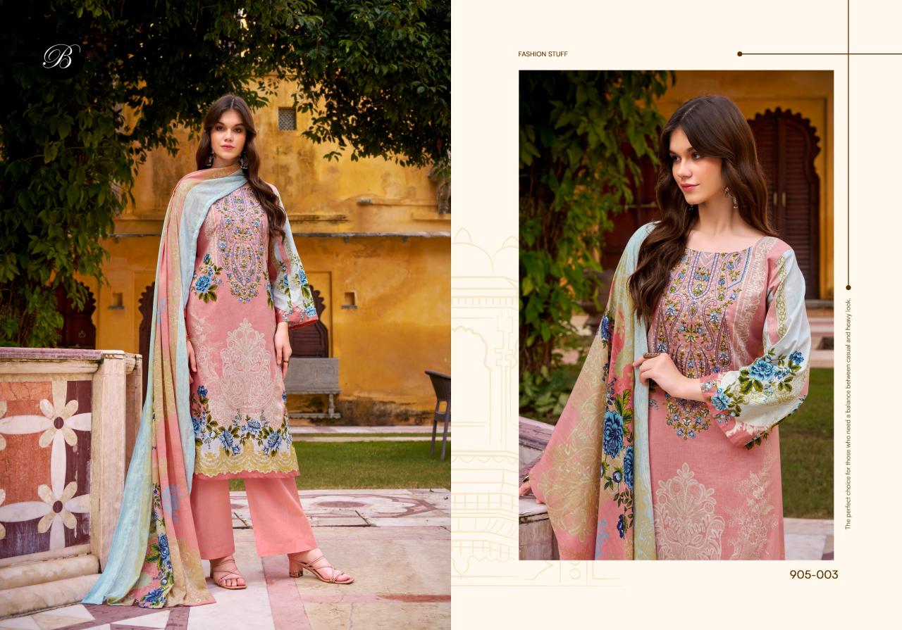 Belliza Naira Vol 119 catalog wholesale dress materials in sowcarpet