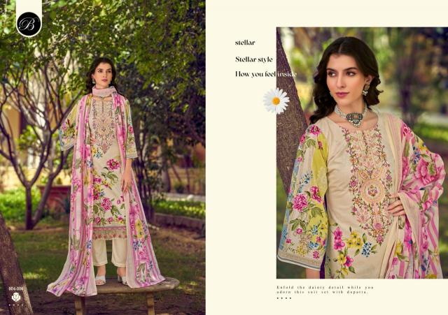 Belliza Yasmin vol 3 catalog dress material for girls wholesale shop in rishikesh