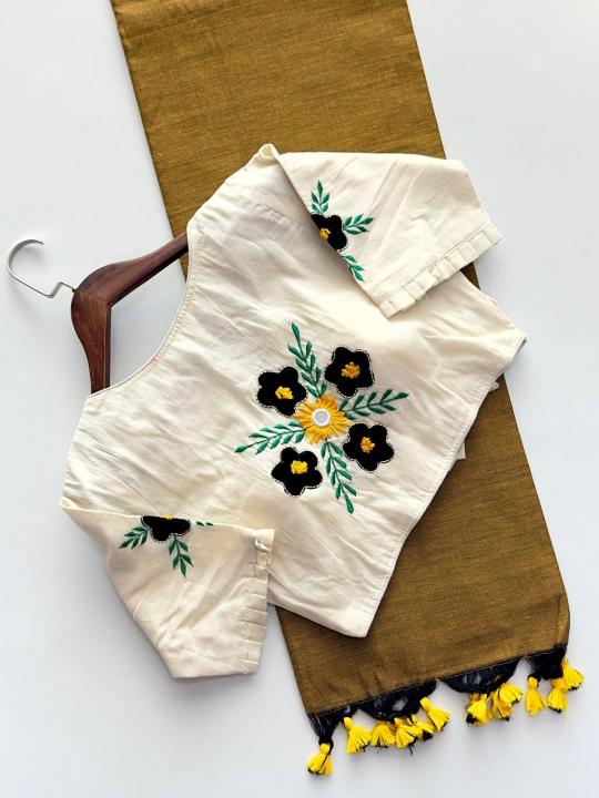 Blousewala Hk6 Khadi cotton Vol 6 catalog designer sarees in surat