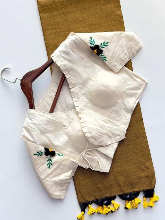 Blousewala Hk6 Khadi cotton Vol 6 catalog designer sarees in surat